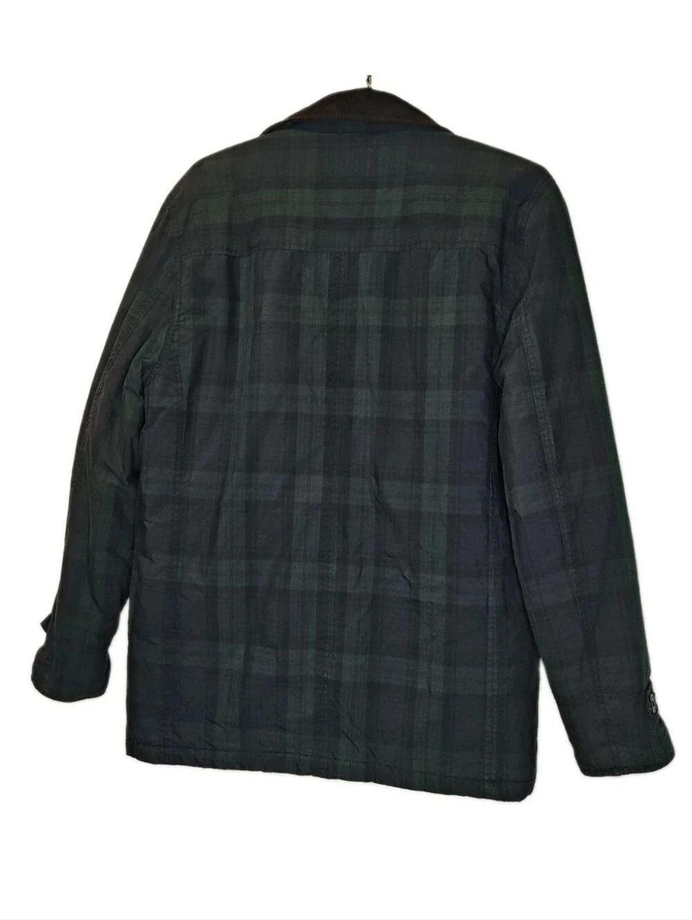 J Crew Men M Highland Skye Jacket Primaloft Hunting Plaid Black Corduroy Collar